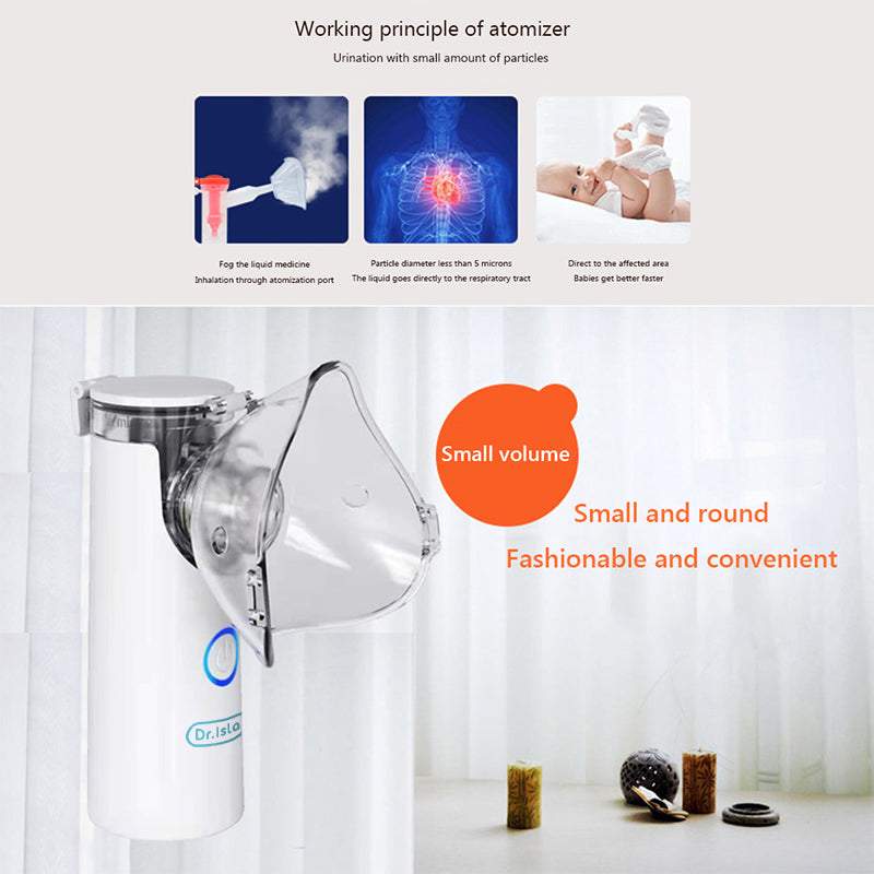 5 Gear Fine Atomized Particles Handheld Nebulizer - N6plus