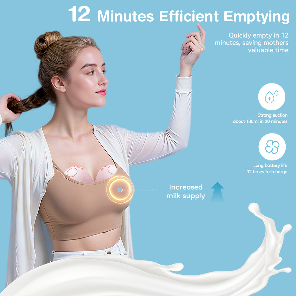 Hands Free Slim Breast Pump-EB60