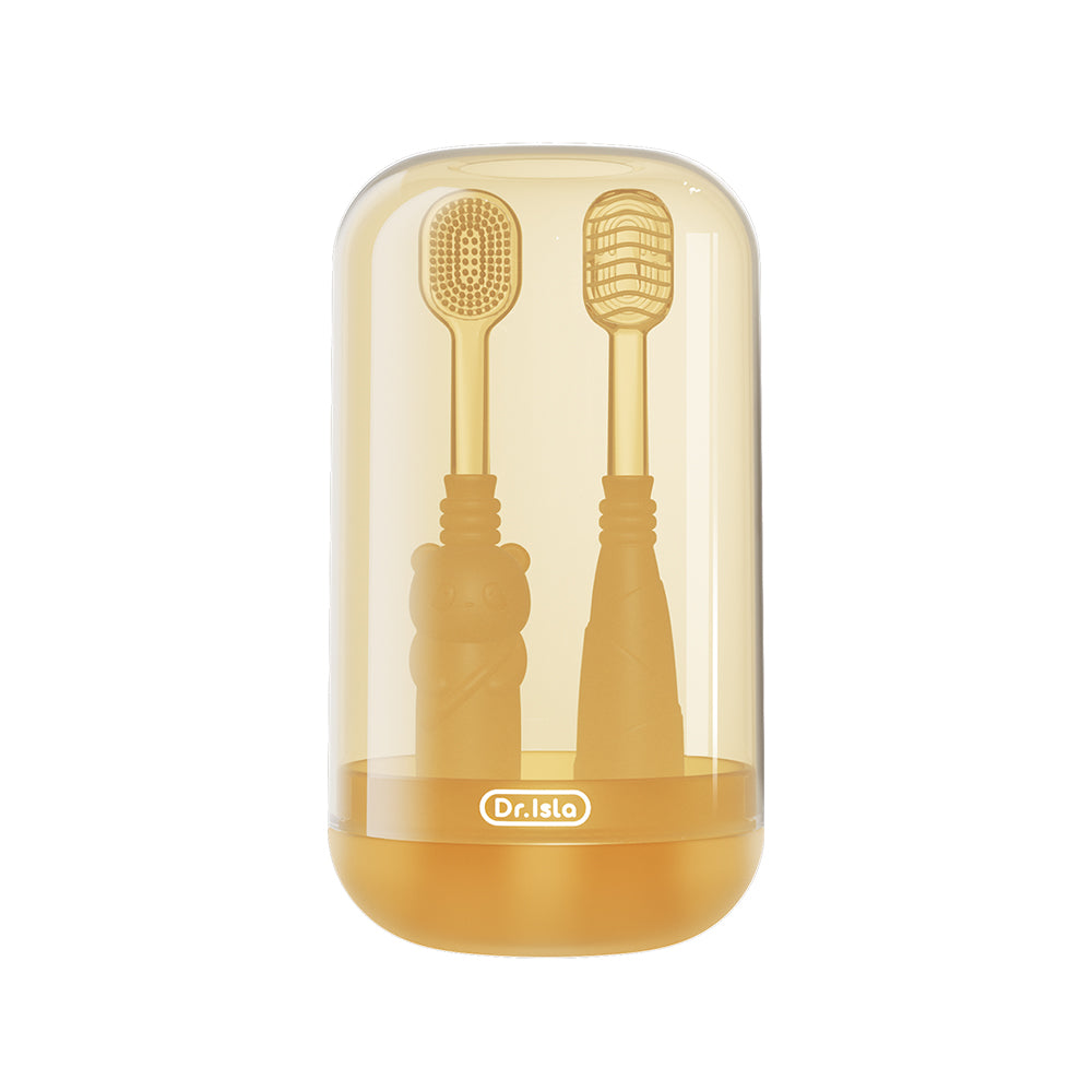 Baby Silicone Toothbrush & Tongue Cleaner Set - BT16