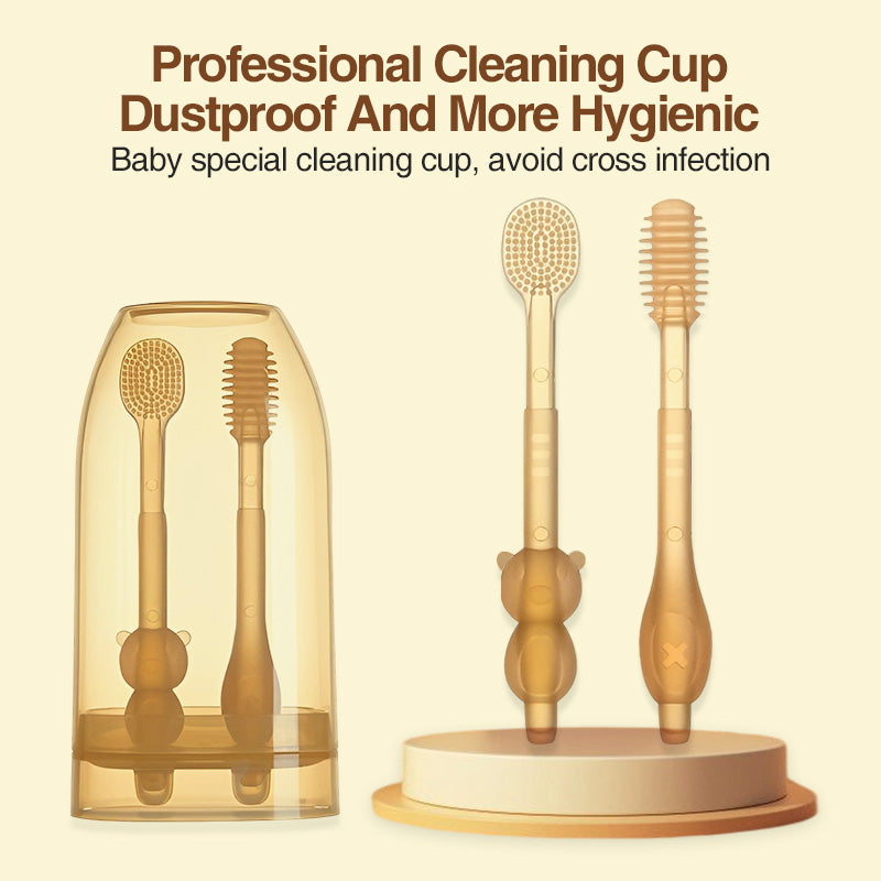 Baby Silicone Toothbrush Set - BY11